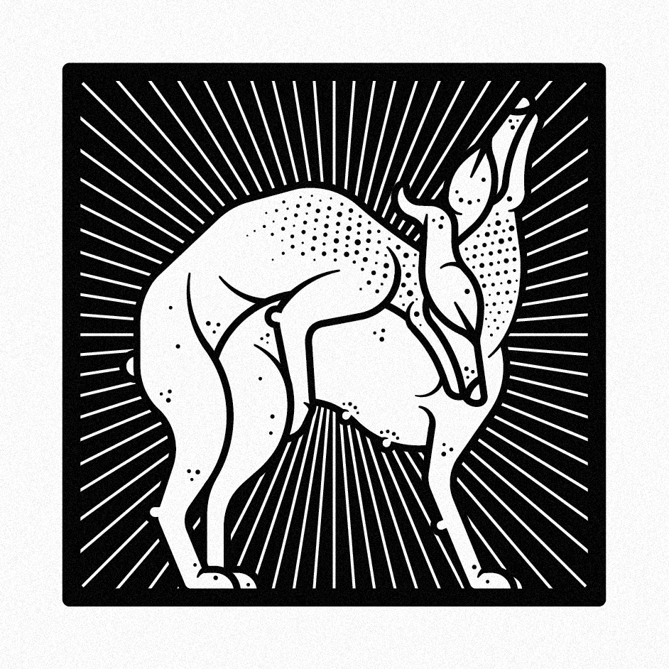 Wicked the Furry, Silkscreen print by Leffe Goldstein.